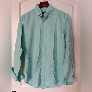 Ralph Lauren Blue Casual Button Down Shirt